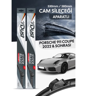 Porsche 911（coupe） 2022-Sonrası Uyumlu Silecek Takımı 530MM/550MM S13