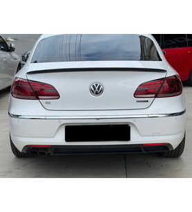 Drs Tuning Passat Uyumlu CC Spoiler Bagaj Gt -2008 Parlak Siyah Boyalı