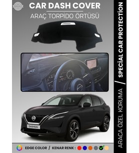NİSSAN QASHQAİ J12 (2021-2025) Torpido Örtüsü Ön Göğüs Koruma Araca Özel Çatlamayı Önler Kaymaz