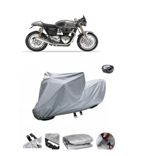 Triumph Thruxton 1200 R  Su Geçirmez Motosiklet Brandası ARKA ÇANTA UYUMLU
