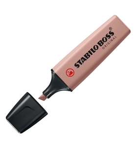 Stabilo Fosforlu Kalem Boss Naturecolors Kahverengi Fosforlu İşaretleme Kalemi (10 Lu Paket)
