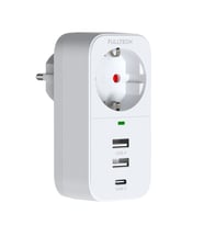 vothoon 2.4A Çıkışlı 2xUSB 1xType-C Tekli Priz Ftr-17