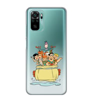 Xiaomi Redmi Note 10 / Note 10S Uyumlu Taş Devri Tasarımlı Şeffaf Telefon Kılıfı