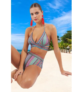 Tasarım Bikini Takımı Yaz Koleksiyonu Klora Dayanıklı Yüksek Konfor Özel