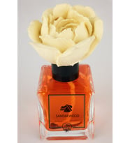 xCEMx Parfüm 120 ML SANDAL AĞACI& VANILYA Çiçek Taşlı Oda Kokusu (Turuncu)