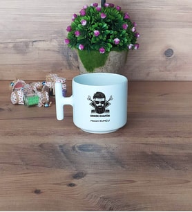 Erkek Kuaförü Kupa Bardak T Kulplu Kuaförler Günü Hediyesi
