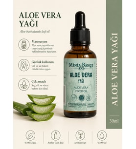 Aloevera Sabit Yağı 30ml, %100 Saf