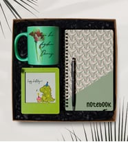 Doğum Günü Özel Kupa, Defter, Kişiye Özel Kalem, Çerçeve Hediye Seti