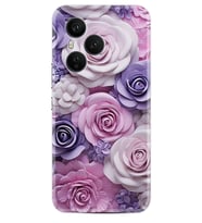 Honor 400 Pro Kılıf Boutique Baskılı Resimli Mor Güller Pcode -029