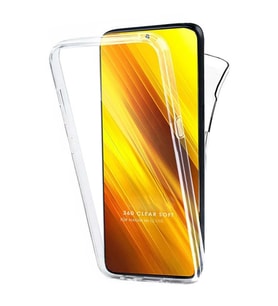 Xiaomi Mi 12 LiTE Kılıf Şeffaf 360 Ön Arka Korumalı Silikon
