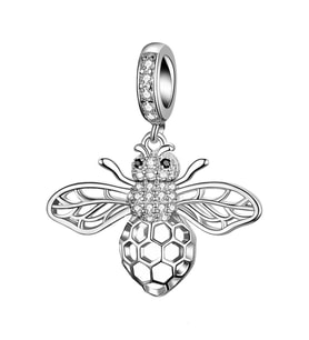 Nur Silver Arı Sallantılı Gümüş Charm NUR-CM00232