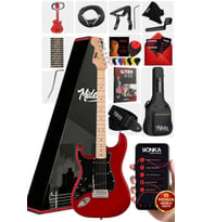 Midex RPH-31RD Solak Elektro Gitar Seti Maple Klavye Strat Kasa SSS Manyetik