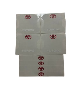 Toyota Marka Logolu Oto Kapı Kolu Çizik Önleyici Yapışkan 8'li Set