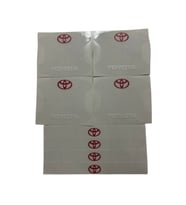 Toyota Marka Logolu Oto Kapı Kolu Çizik Önleyici Yapışkan 8'li Set