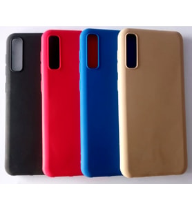 Samsung Galaxy A50/A30s Ruber Case Yumuşak Slikon Kılıf (Kırmızı)