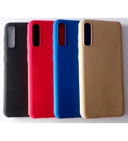 Samsung Galaxy A50/A30s Ruber Case Yumuşak Slikon Kılıf (Kırmızı)
