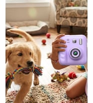 Hd Ekranlı Çocuk Fotoğraf Makinesi Video Kayıt Ve Baskı Kağıdı Kalem Hediyeli
