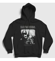 Presmono Unisex Siyah Dopethrone Electric Wizard Kapüşonlu Sweatshirt 553517tt