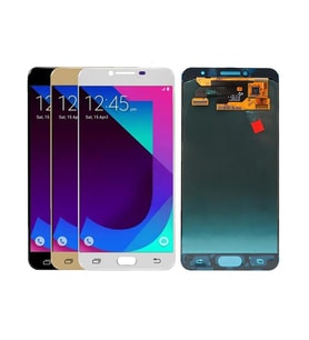 Samsung Galaxy C5 C5000 ile Uyumlu Oled Ekran Dokunmatik (Altın)