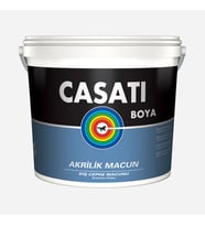 CASATİ Akrilik Macun 25 Kg Dış Cephe ve Yüzey Düzeltme Macunu