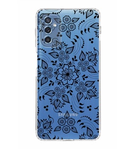 Samsung Galaxy M52  Kamera Korumalı Kapak Nostalji Desen Tasarımlı  Şeffaf  Kılıf