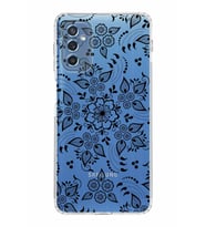 Samsung Galaxy M52  Kamera Korumalı Kapak Nostalji Desen Tasarımlı  Şeffaf  Kılıf