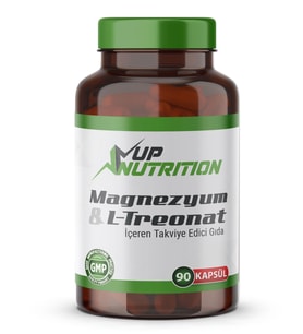 Magnezyum Magnesium L-threonate Vejeteryan 90 Bitkisel Kapsül Magnezyum L-treonat