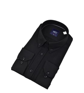 Erkek Slim Fitt Uzun Kol Gömlek 2424 BGL-ST04381 (Siyah)