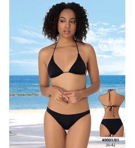 Siyah Bağlamalı Bikini 42