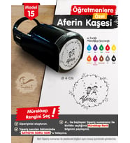 Öğretmenlere Özel Aferin Kaşesi - Aferin Mühürü M15-T658