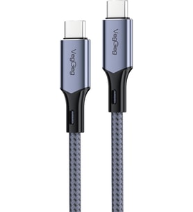100W 5A E-Mark Çipli PD Type-C to Type-C Hızlı Şarj ve Data Kablosu 1.2 Metre