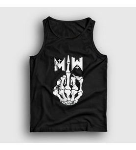 Presmono Unisex Siyah The Finger Motionless In White Atlet 166607tt
