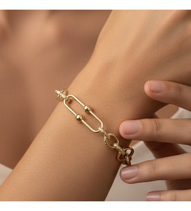STİL İNCİSİ/XUPING JEWELRY LARISSA MODEL BİLEKLİK (Altın Rengi)