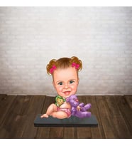 KİŞİYE ÖZEL KARİKATÜR oyuncaklı bebek BİBLOSU