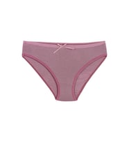12 Adet Yıldız Bayan Bambu Bikini Külot Gül Kurusu 3909