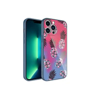 Apple iPhone 12 Pro Max Uyumlu Kılıf Kamera Korumalı Desenli Sert Silikon Zore Epoksi Kapak (Model 3)