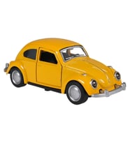 Çek Bırak Vosvos (Woswos) Araba 12 Cm. (Sarı)