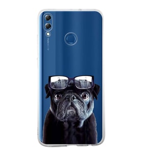 PrintiFy Huawei Honor 8X ile Uyumlu 1mm Slim Fit Köpek 3 050f Baskılı Şeffaf  Kılıf