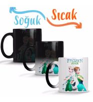 Elsa Anna Frozen Fever Olaf Sihirli Kupa Bardak Porselen
