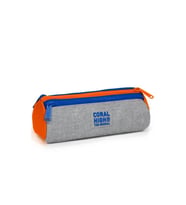 CORAL HIGH 31021 GRİ TURUNCU ÜÇ BÖLMELİ KALEM ÇANTASI