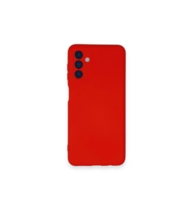 Samsung Galaxy A14 4g Kılıf Nano İçi Kadife Silikon - Kırmızı