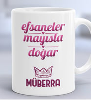 Kişiye Özel Boğa İkizler Burcu Hediye Kupa Bardak Doğum Günü Hediyesi (Beyaz)