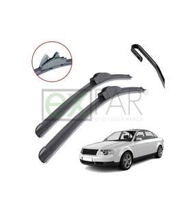 AUDİ A6 SEDAN ÖN SİLECEK SÜPÜRGESİ TAKIMI 1997 - 2001 MODEL C5 KASA