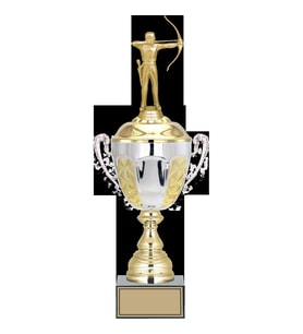 ODAK KUPA - Figürlü Kupalar - Okçu Figürlü Kupalar FG-087 C - 44 cm