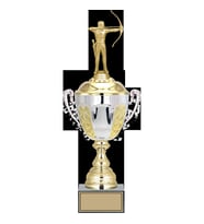 ODAK KUPA - Figürlü Kupalar - Okçu Figürlü Kupalar FG-087 C - 44 cm