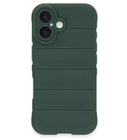 iPhone 16 Kılıf Optimum Silikon - Koyu Yeşil