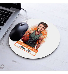 Kişiye Özel Hediye Karikatürlü En Başarılı Erkek Basketbolcu Mousepad