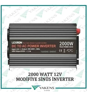 2000 Watt 12V Modifiye Sinüs İnverter