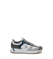 U.S. Polo Assn. PETER SU 4FX 101502094 Erkek Sneaker Aykkabı Beyaz Gri Mavi 40-45 (Beyaz-Gri)