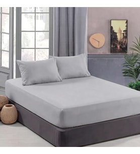Çift Kişilik Lastikli Fitted Çarşaf Seti 160 x 200
